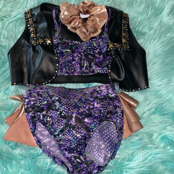 4 Piece Girls Jazz Costume